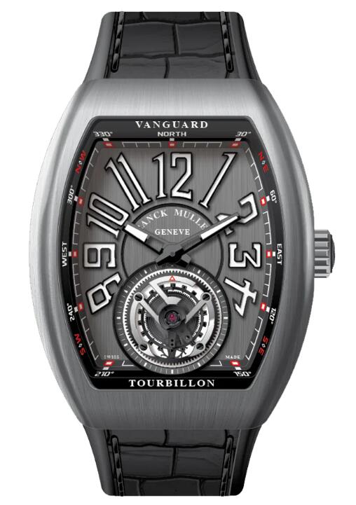 Best FRANCK MULLER Vanguard Tourbillon Brushed Titanium V 41 T TT BR NR (TT) (TT BLC NR) Replica Watch